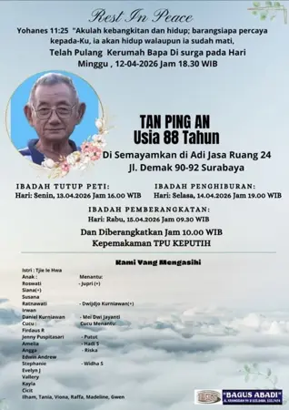 Tan Ping An first banner