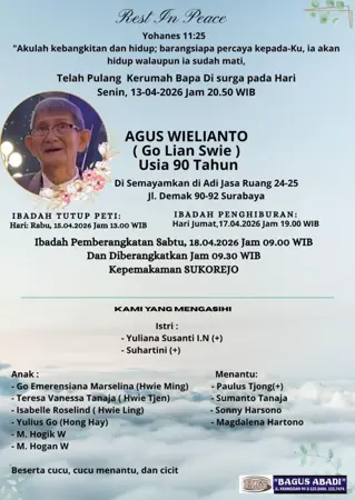Agus Wielianto first banner