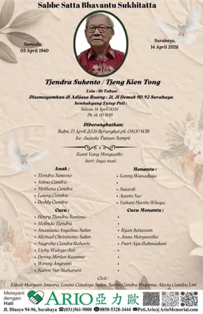 Tjendra Sukento first banner