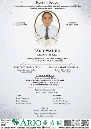 Tan Gwat Bo first banner