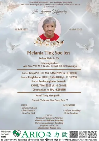 Mealina Ting Soe Ien first banner