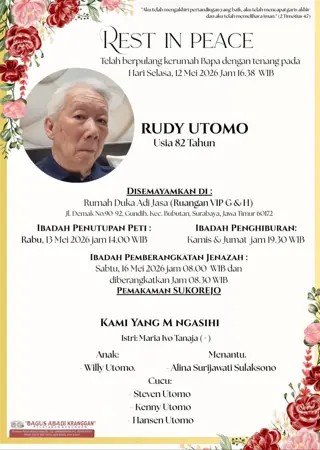 Rudy Utomo first banner
