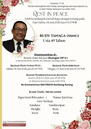 Rudy Tanaga first banner