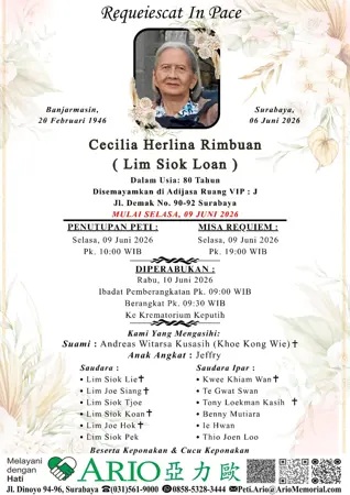Cecilia Herlina Rimbuan first banner