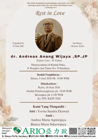 Andreas Anang Wijaya first banner