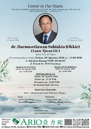 dr. Darmasetiawan Subiakto (Okkie) first banner