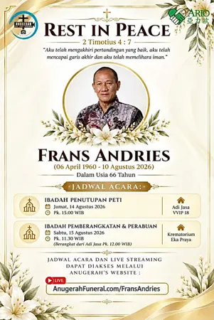 Frans Andries first banner
