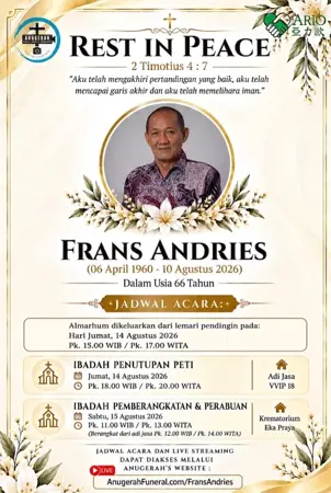 Frans Andries first banner