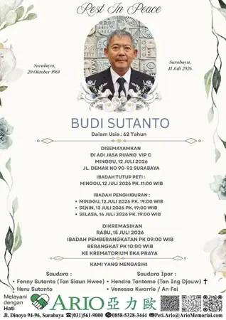 Budi Santoso first banner