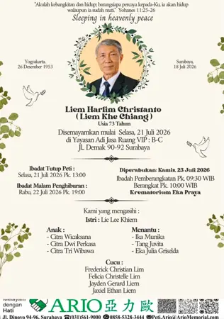 Liem Harlim Christanto first banner