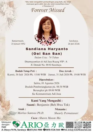 Sandiana Haryanto first banner