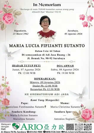Maria Lucia Fifijanti Sutanto first banner