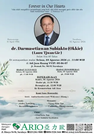 Dr. Darmasetiawan Subiakto (Okkie) first banner